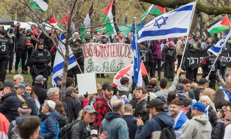 Canadá y Australia: Estudiantes levantaban campamentos pro palestinos en las principales universidades