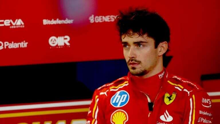 Automovilismo: Leclerc fue el más rápido de la jornada y Verstappen tuvo dificultades en Mónaco