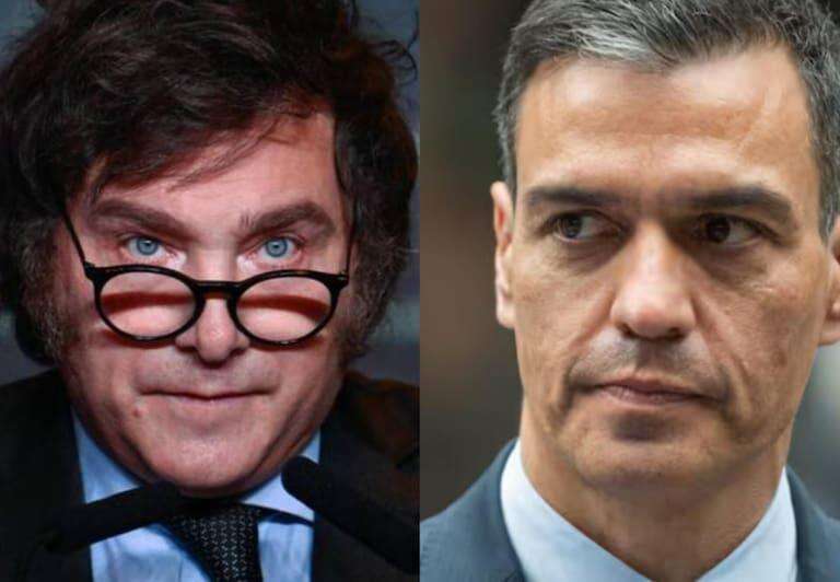Milei llamó “corrupta” a la esposa de Pedro Sánchez y España exige un pedido de disculpas