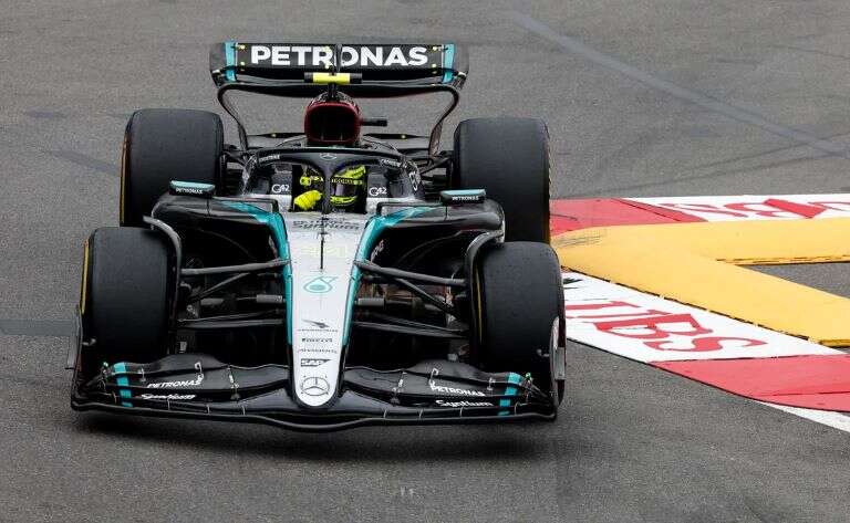 Automovilismo: Hamilton lideró los primeros entrenamientos libres del GP de Mónaco por delante de Piastri