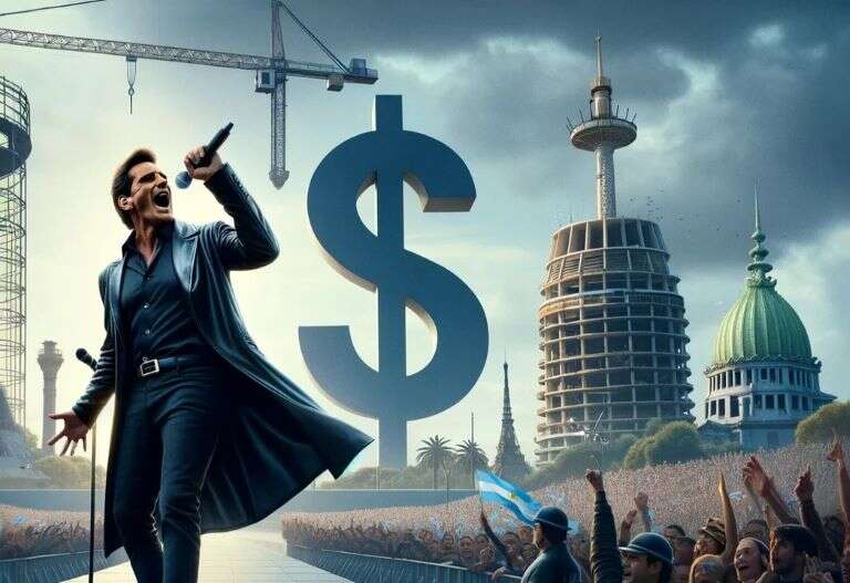 El dólar blue sube y la economía cae, pero Milei canta (Â¿algo anda mal?)