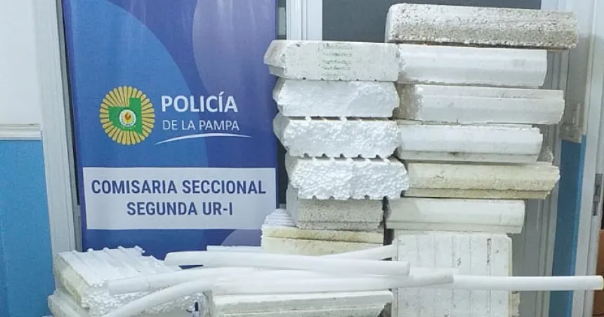 Dos jóvenes detenidos por robar ladrillos de telgopor