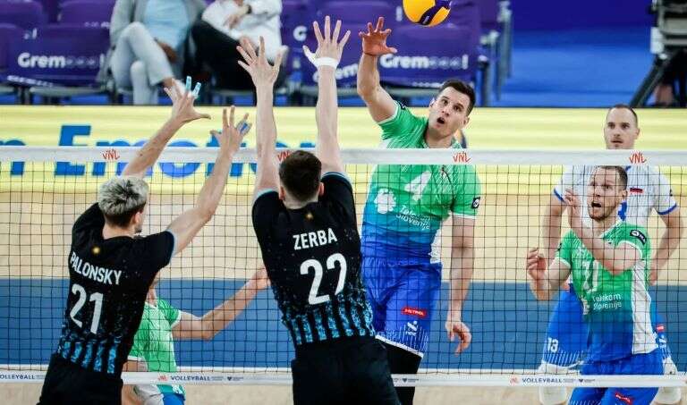 Voleibol: Argentina cayó ante Eslovenia en la Liga de Naciones