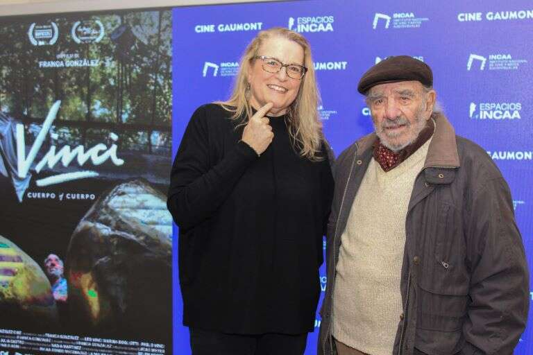 La pampeana Franca González estrenó su nueva película en el Cine Gaumont