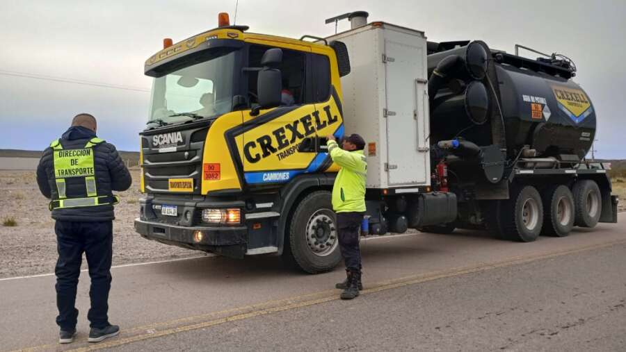 Controlan y fiscalizan al transporte en el territorio provincial