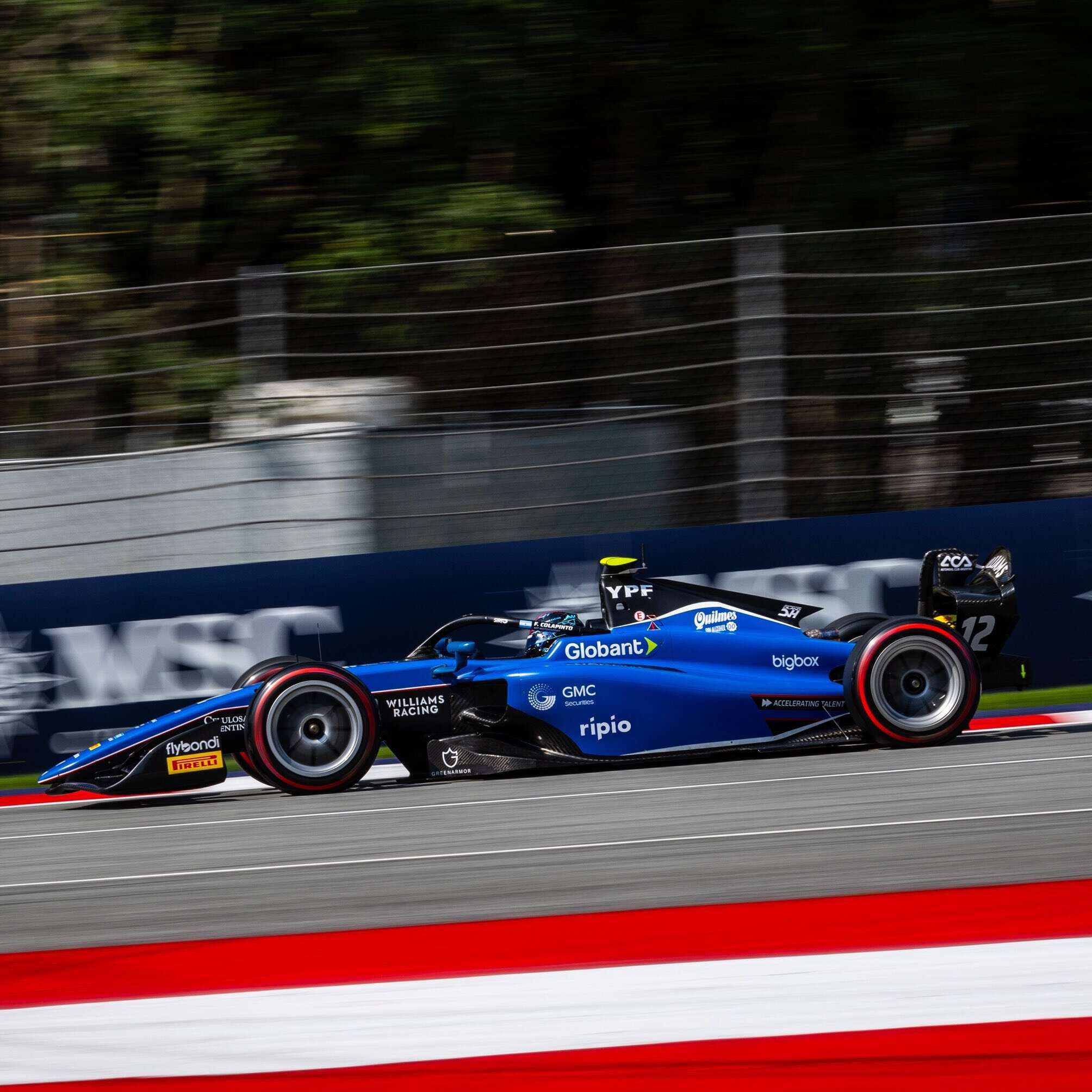 Fórmula 2: Colapinto quedó quinto en el sprint de Silverstone