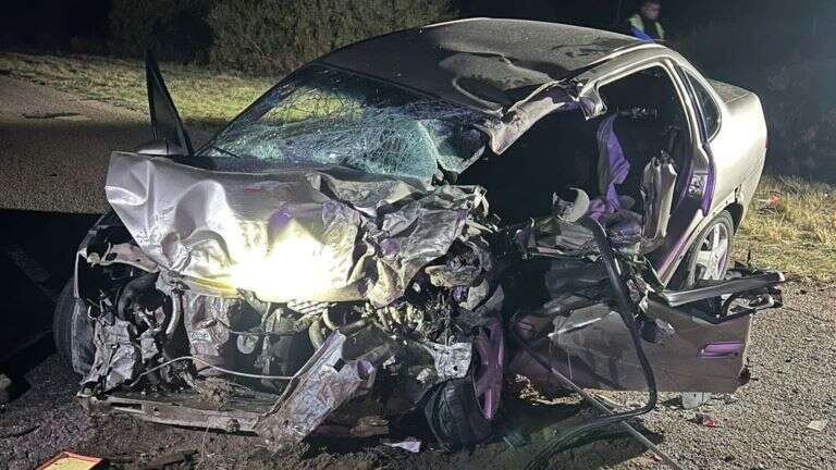 Trece personas accidentadas y una de gravedad en un choque frontal cerca de La Pastoril