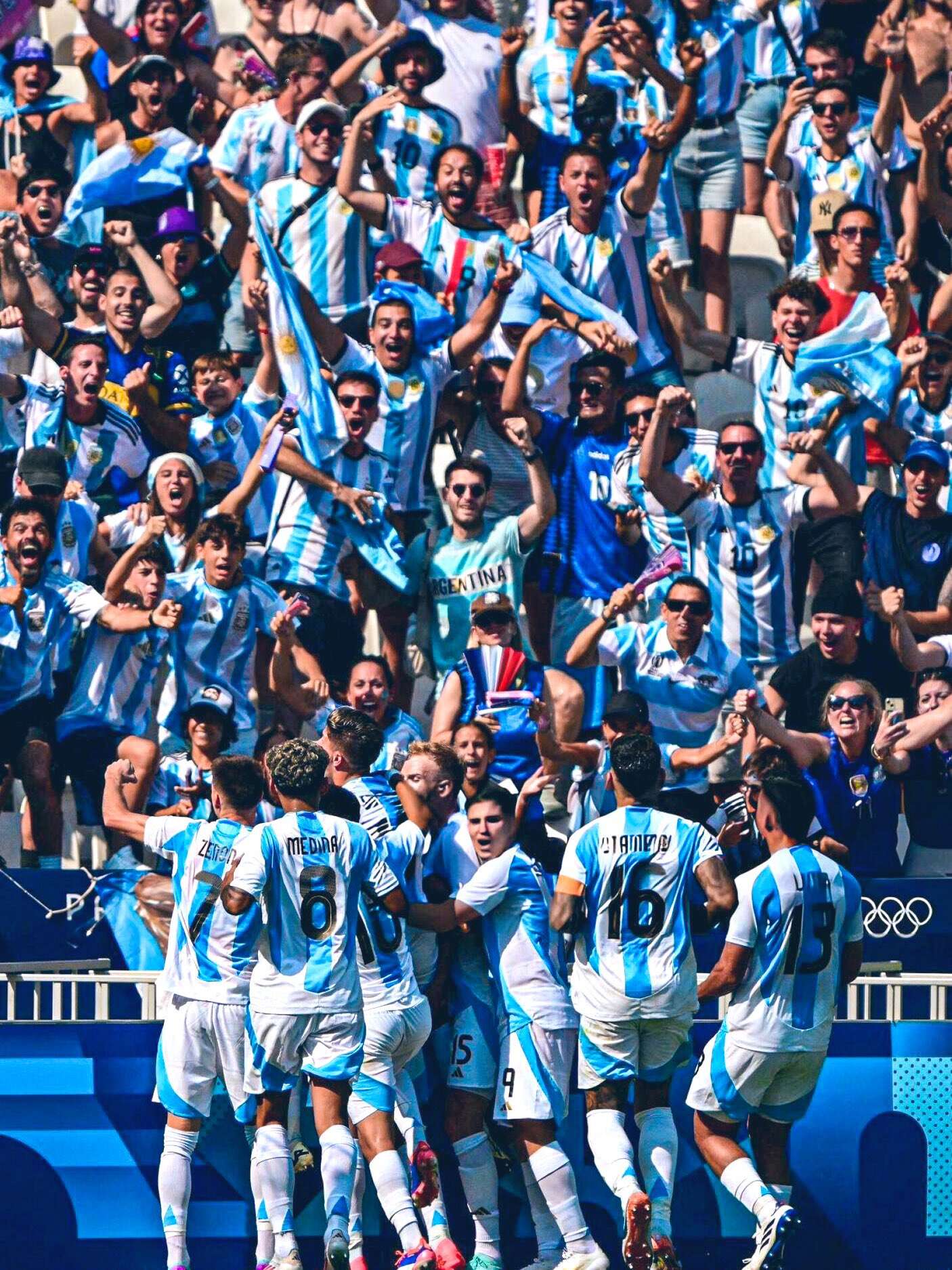 JJOO: Argentina enfrenta a Francia por los cuartos de final