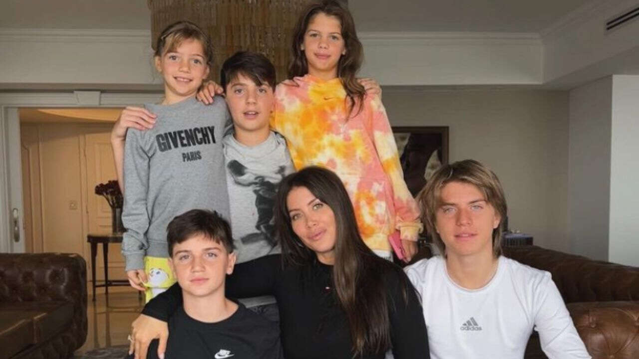 Wanda Nara compartió un desayuno junto a Maxi López y todos sus hijos: “Explotada de amor”
