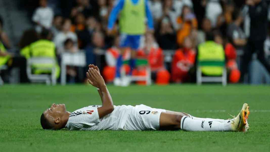 Fútbol: Mbappé se lesionó en el Real Madrid y se perderá el clásico contra el Atlético Madrid