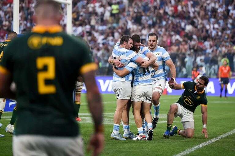Rugby: Los Pumas vencieron a Sudáfrica y sueñan con el título en el Championship