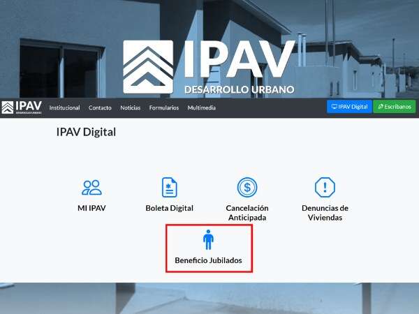 Beneficio del IPAV para jubilados nacionales: Ya está disponible la inscripción online