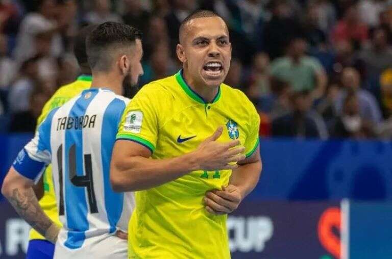 Futsal: Brasil le ganó a la Argentina y consiguió su sexto título mundial