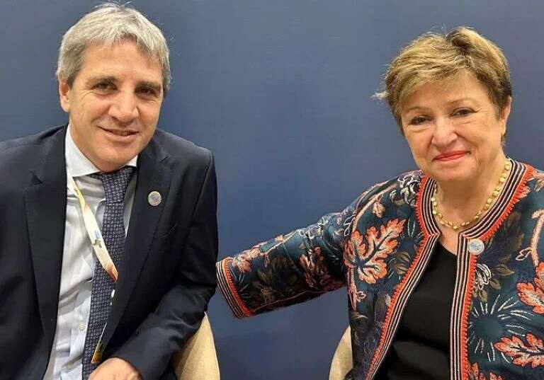 Deuda Externa: “Muy buena reunión con Caputo”, dijo la titular del FMI