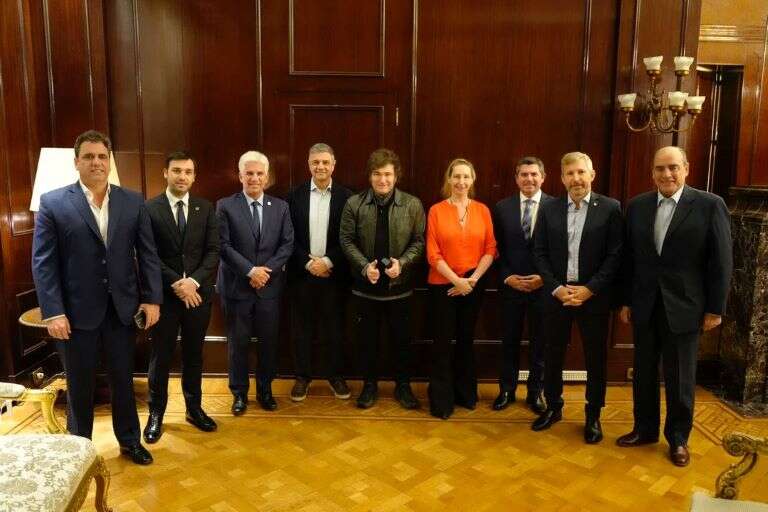 Milei recibió a gobernadores del PRO con la mira en el Presupuesto 2025