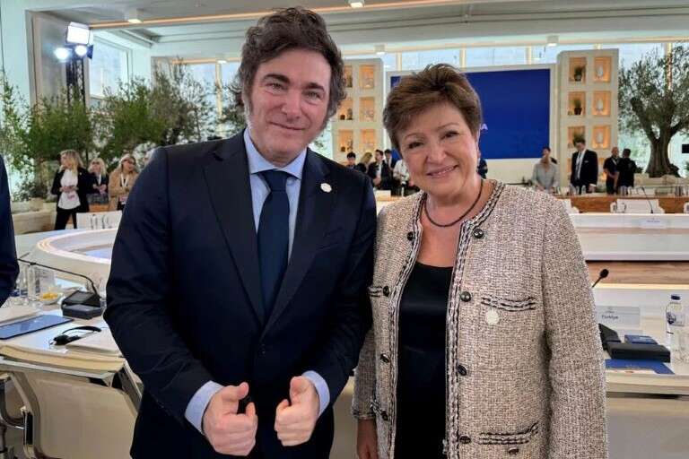 La titular del FMI elogió la gestión del FMI
