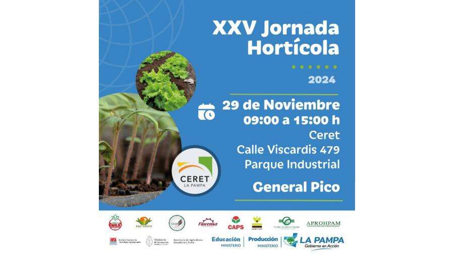 General Pico: Se viene la XXV Jornada Hortícola del CERET