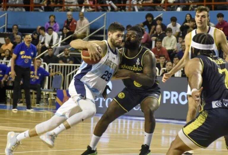 Básquetbol: Argentina consiguió una victoria amplia ante Colombia