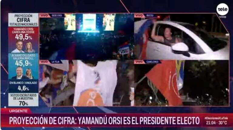 Uruguay: Orsi se impone en el balotaje para la Presidencia