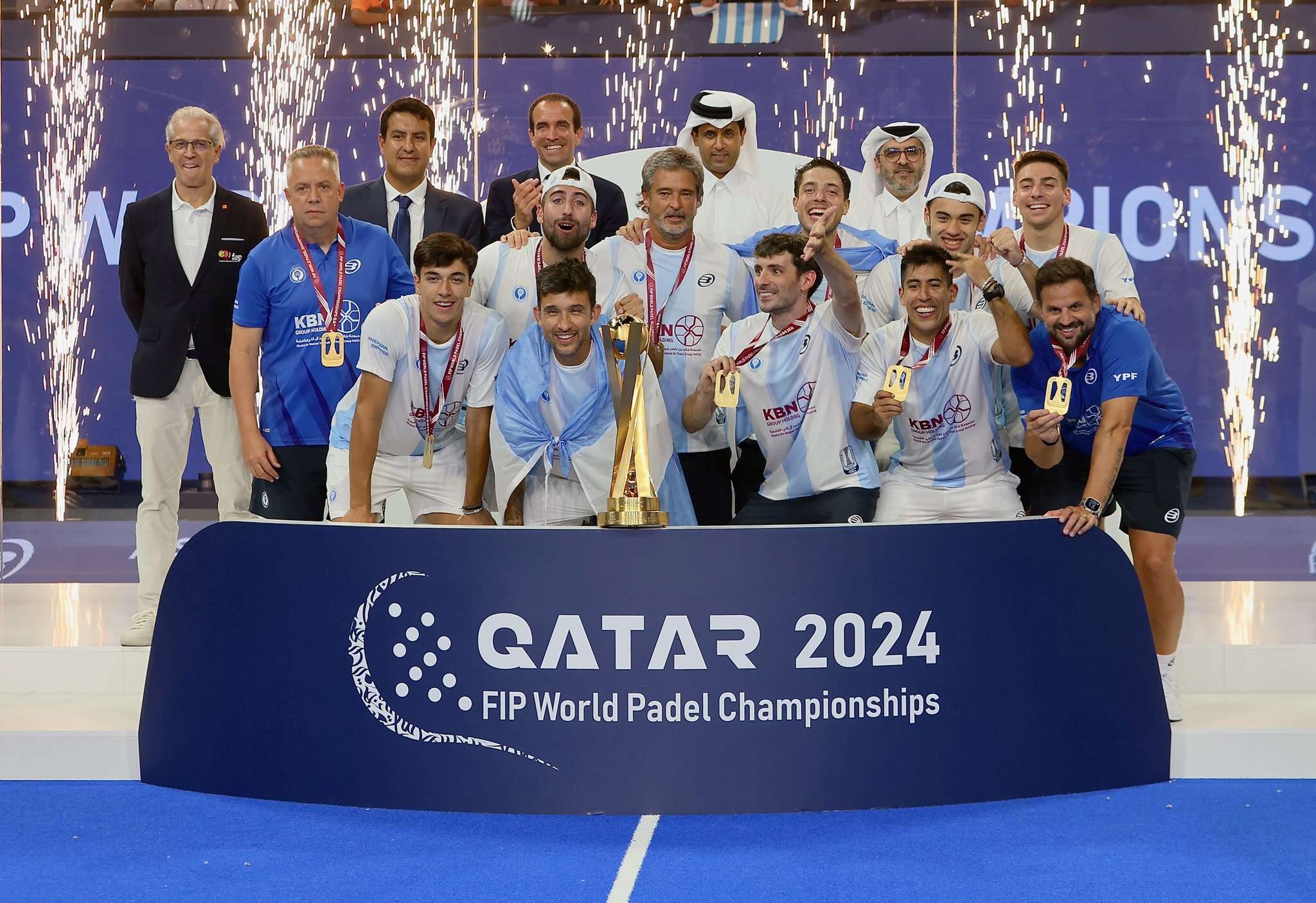 Pádel: Argentina campeón del mundo tras vencer a España en la final