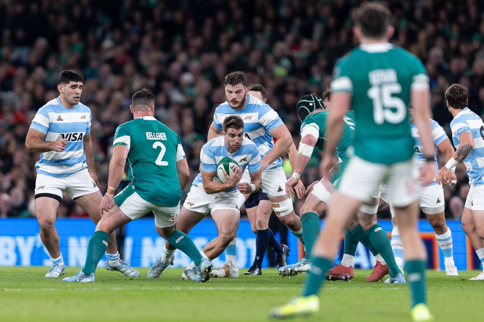 Rugby: Los Pumas cayeron ante Irlanda en un amistoso