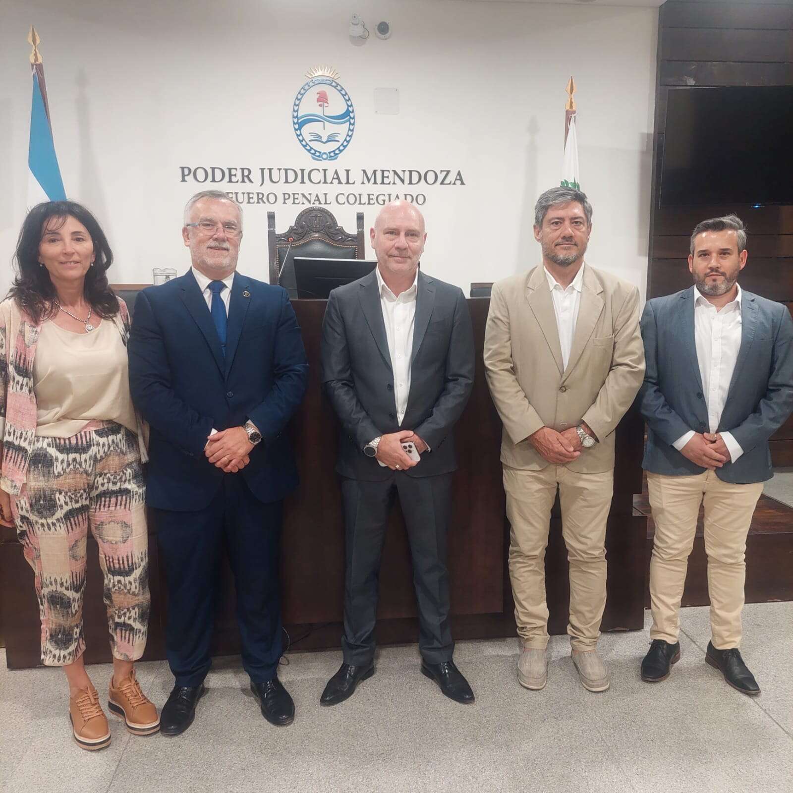 Sappa, en un Congreso sobre la tecnología y visita al Polo Judicial de Mendoza