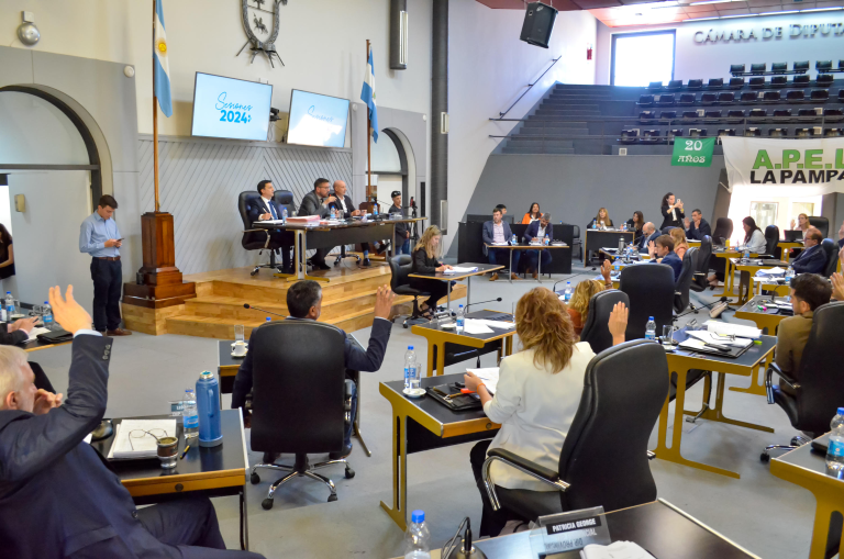 La Cámara de Diputados aprobó por mayoría el Presupuesto 2025 para la provincia de La Pampa