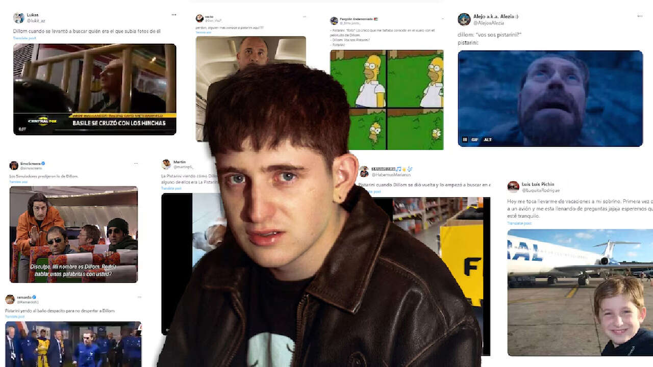 De Los Simpsons a Relatos Salvajes: los memes del incidente entre Dillom y un tuitero libertario durante un vuelo