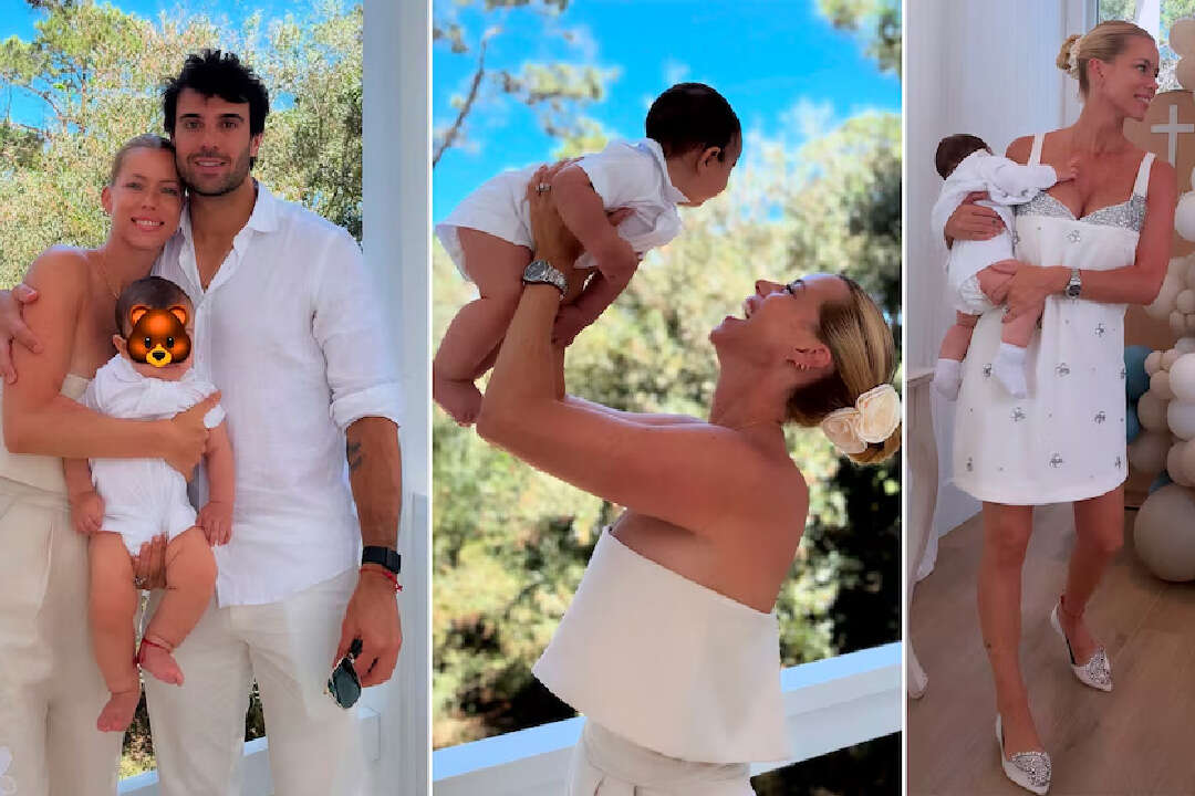Los looks de Nicole Neumann para el bautismo de su hijo Cruz: los cambios que eligió para la iglesia y la fiesta