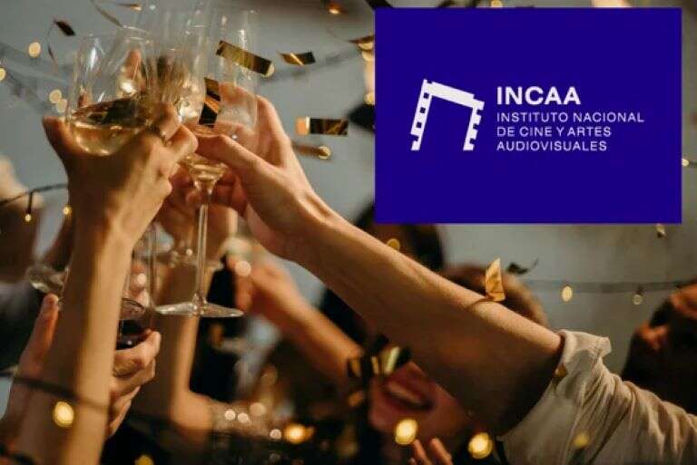 Fiesta de fin de año millonaria del INCAA; champagne, cerveza y menú gourmet con fondos públicos