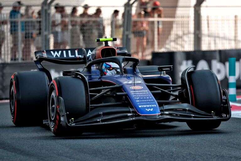Automovilismo: Colapinto abandonó en la vuelta 28 del GP de Abu Dhabi por problemas en su Williams