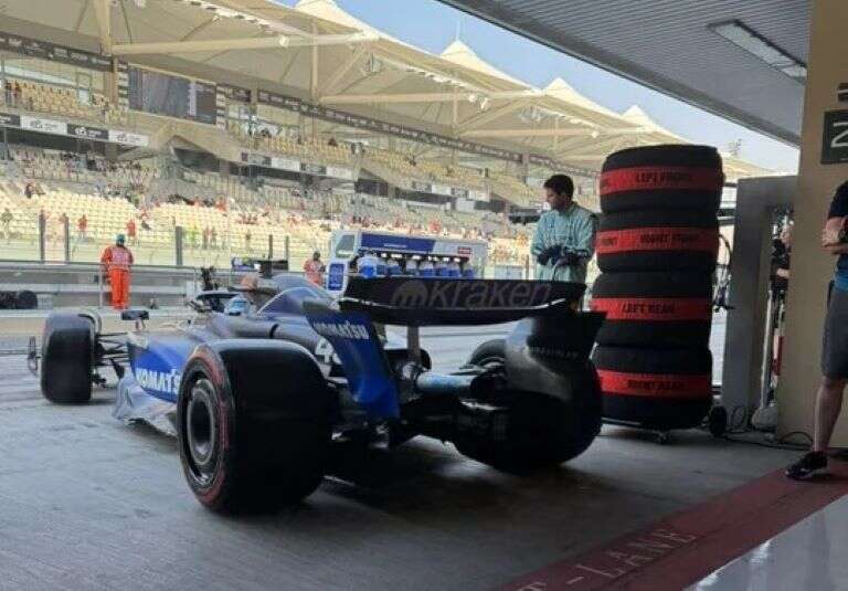 Automovilismo: Tras una buena primera práctica, Colapinto no terminó la segunda en Abu Dhabi y quedó último