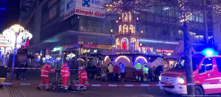 Alemania: Asciende a cinco la cifra de muertos y 200 heridos en un atropello masivo en un mercado navideño