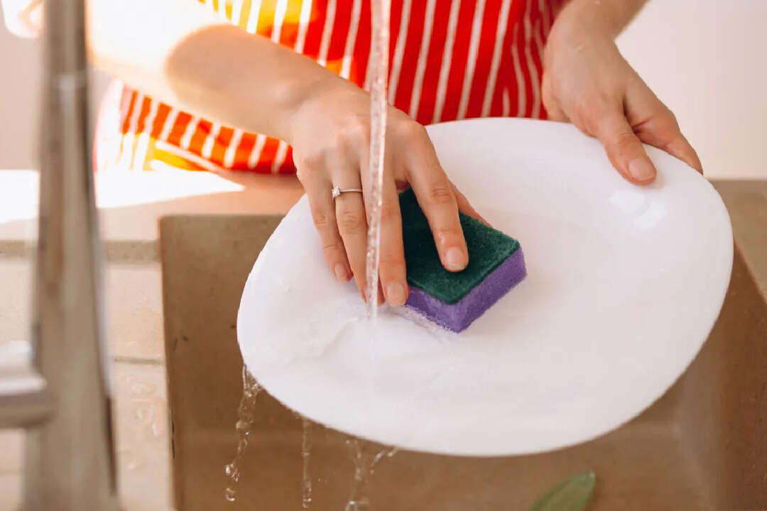Chau a la esponja: el ingenioso invento que vino a facilitar la tediosa tarea de lavar los platos