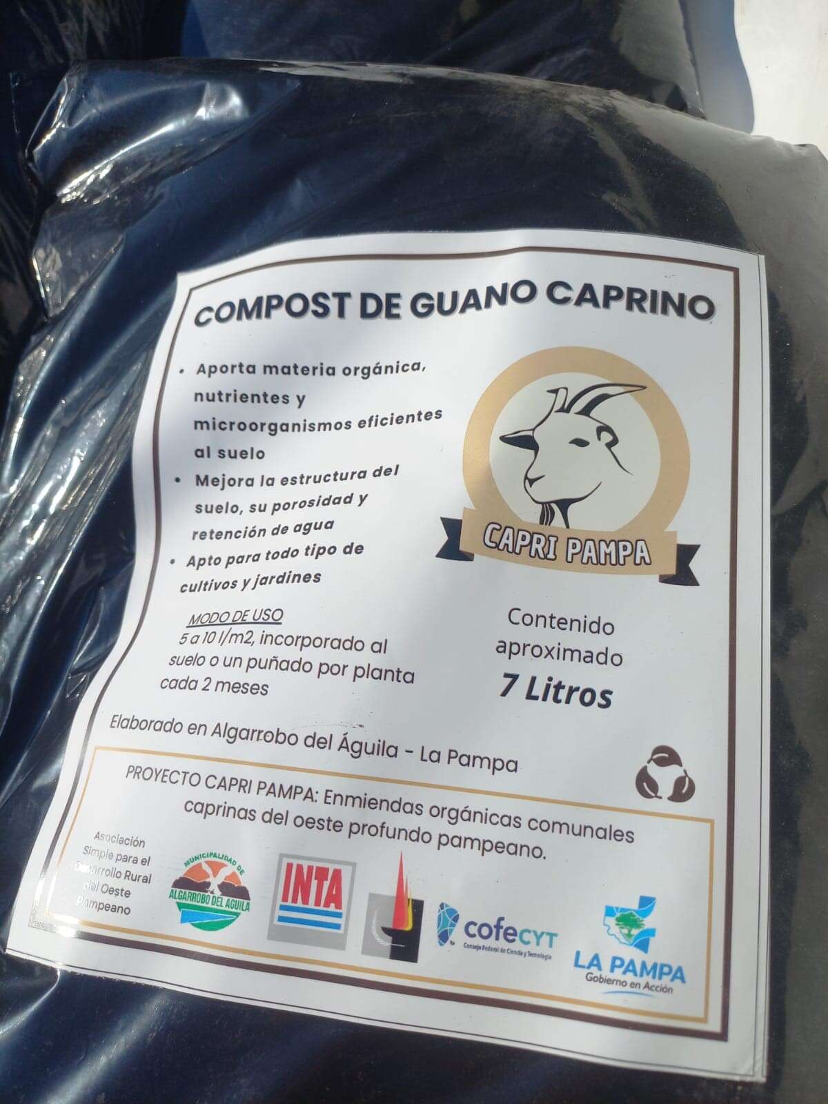 Algarrobo del Ãguila: Producen abono orgánico a partir de guano caprino