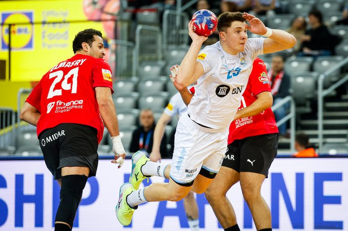 Handball: Los Gladiadores cayeron ante Egipto en el debut del mundial