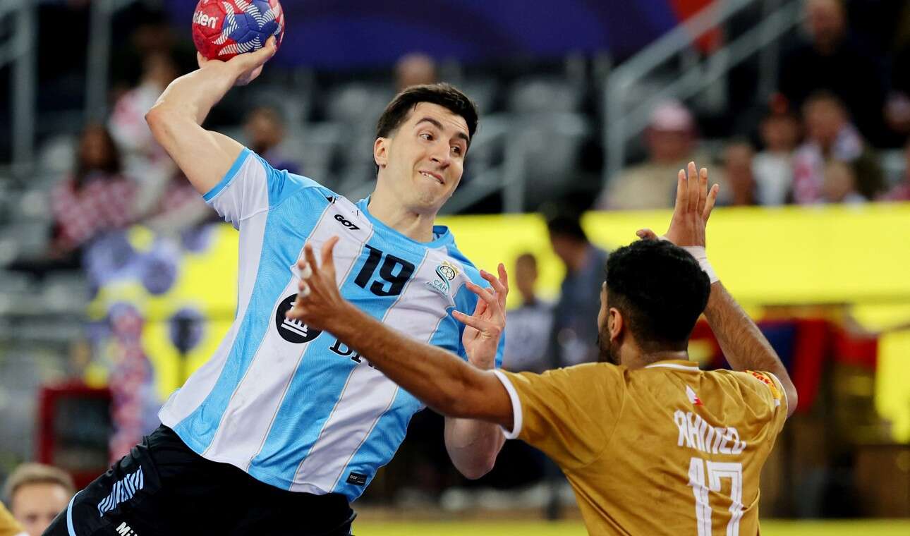 Handball: Argentina venció a Bahréin y avanzó de ronda en el Mundial