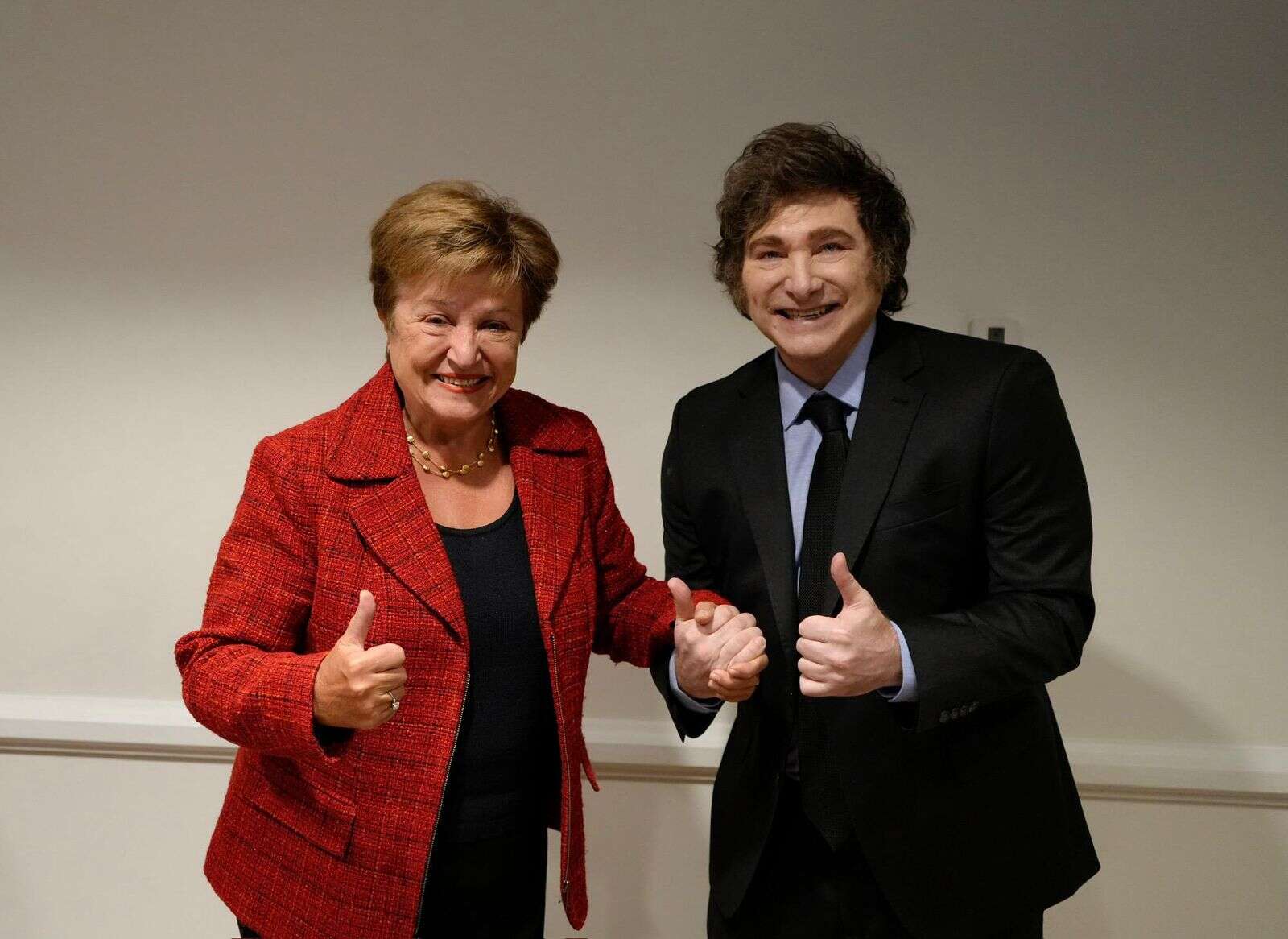 La titular del FMI dijo que la reunión con Milei fue “excelente” y destacó el “tremendo progreso” de Argentina