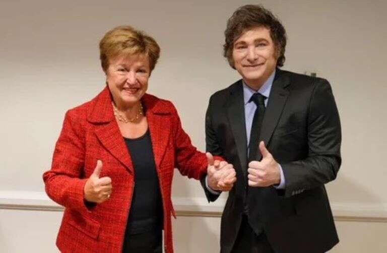 Georgieva dijo que la reunión con Milei fue “excelente” y destacó el “tremendo progreso” de la Argentina