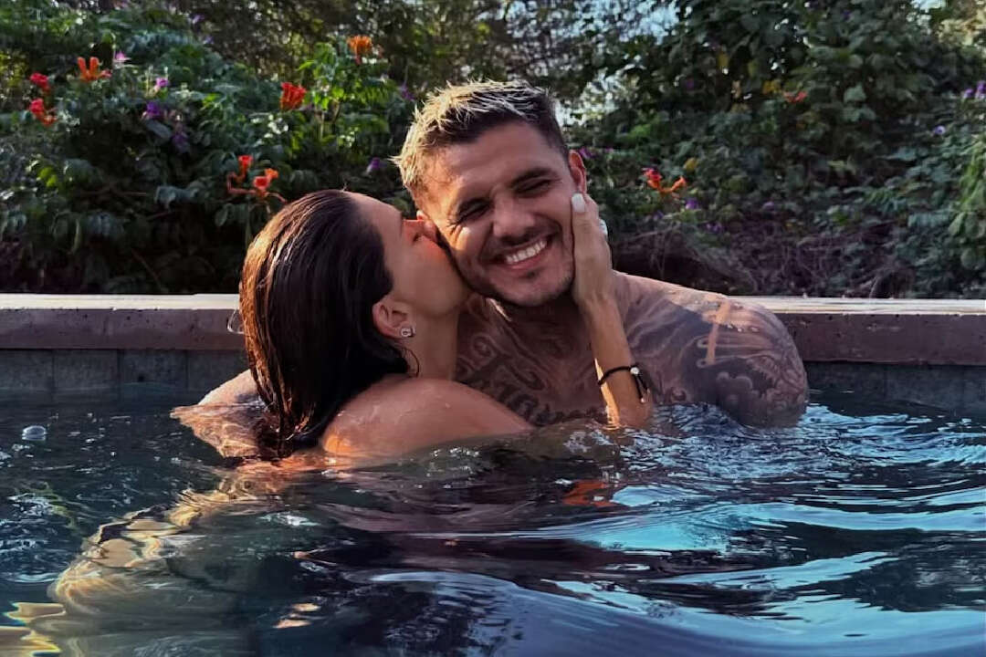 El primer beso de la China Suárez y Mauro Icardi: “Mi Monchita”
