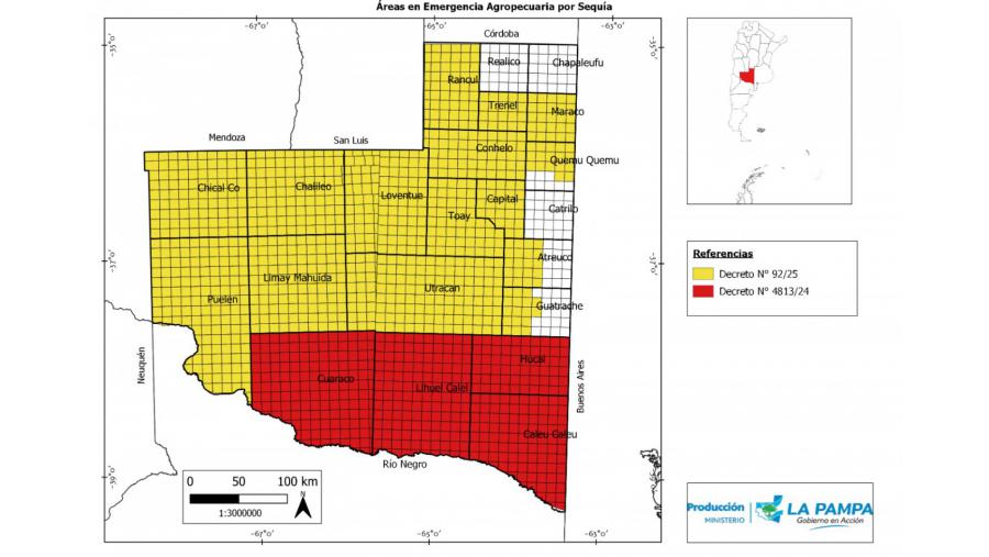 Amplían las áreas de emergencia agropecuaria por sequía
