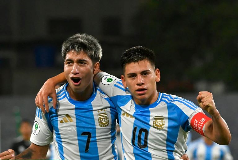 Fútbol: La Selección argentina venció a Colombia y se clasificó al Mundial Sub 20 en Chile