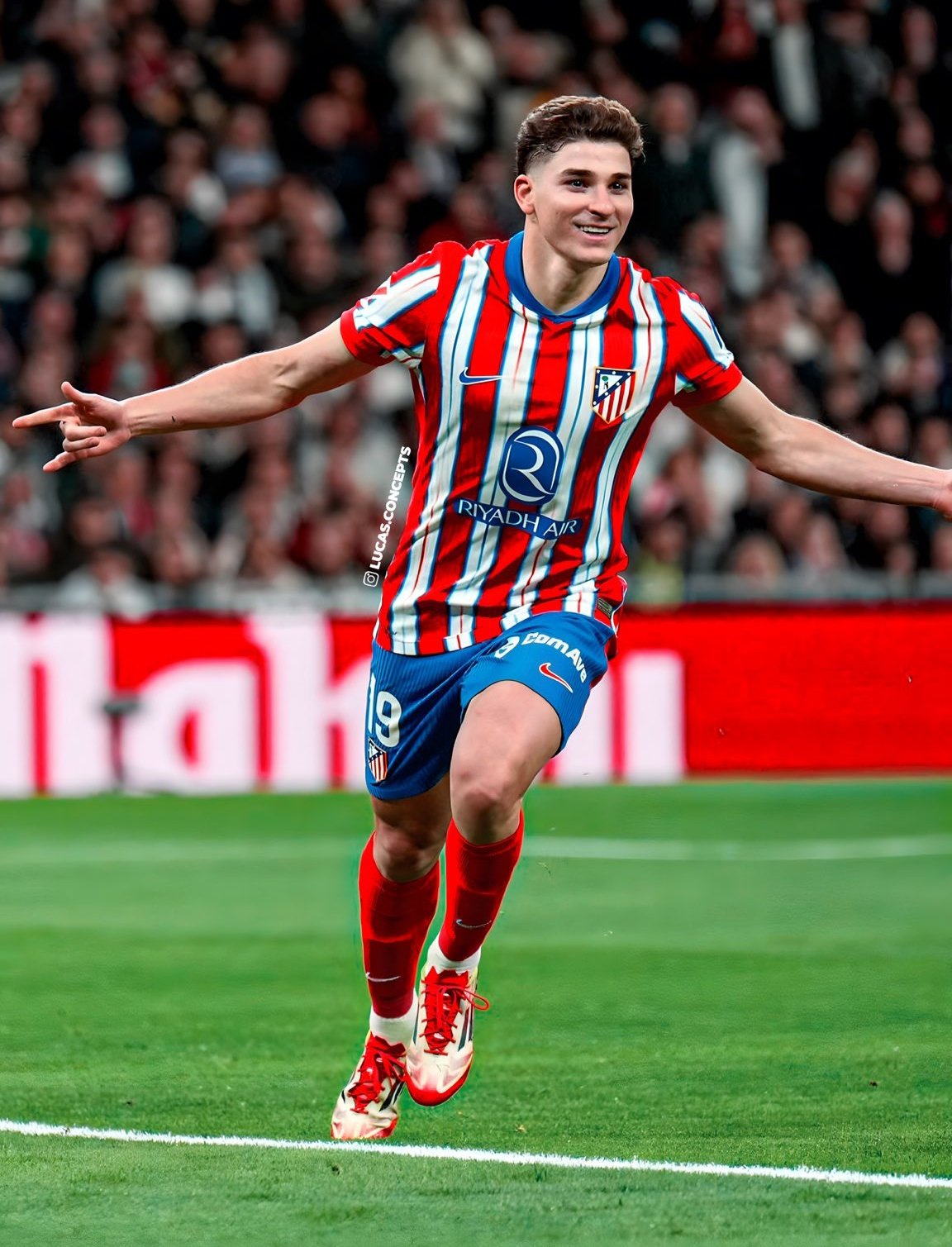 Fútbol: Gol de Julián Ãlvarez en el empate entre el Atlético y Real Madrid