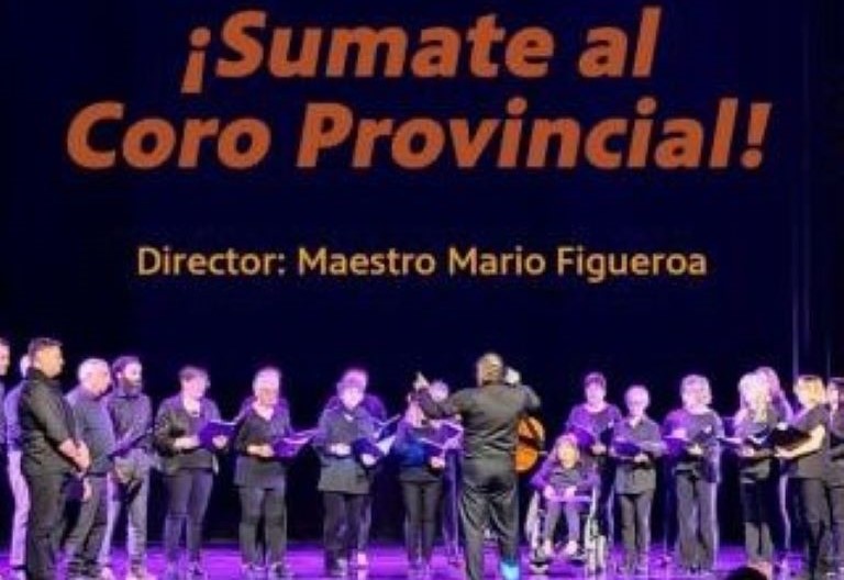 El Coro Provincial invita a sumarse para la temporada 2025