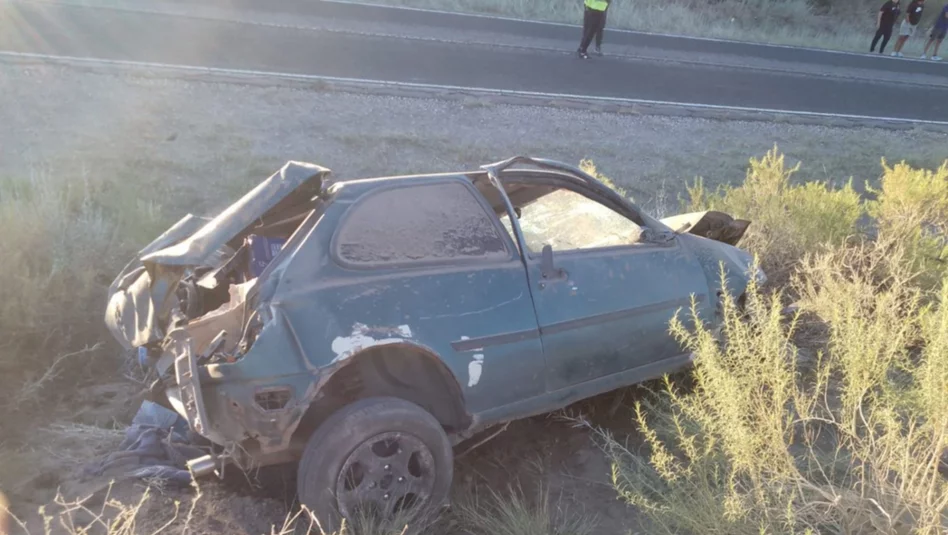 Fatal accidente en la Ruta 151: Un hombre perdió la vida tras volcar su auto