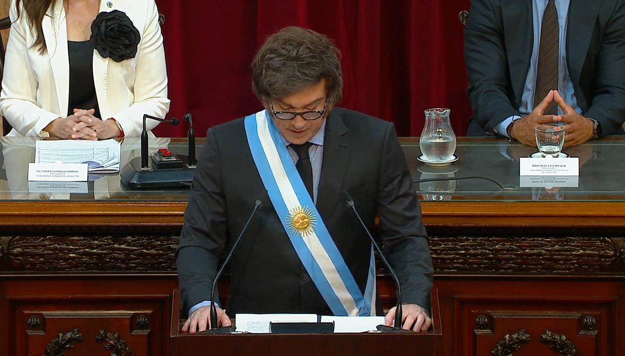 Apertura de sesiones del Congreso: Milei le habló a los propios, atacó a la casta y le pidió al Congreso que apruebe el acuerdo con el FMI