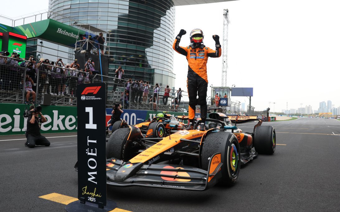 Automovilismo: Piastri se quedó con el GP de China y McLaren domina el campeonato