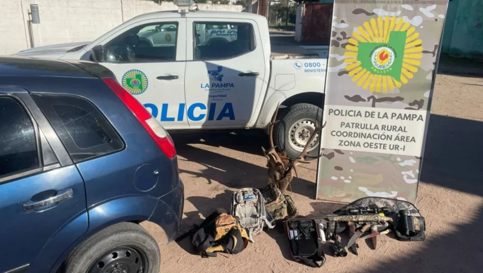 Victorica: cuatro hombres implicados en caza furtiva de un ciervo colorado