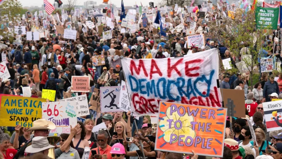 EEUU alza la voz: miles se movilizan contra la era Trump y el avance de Musk