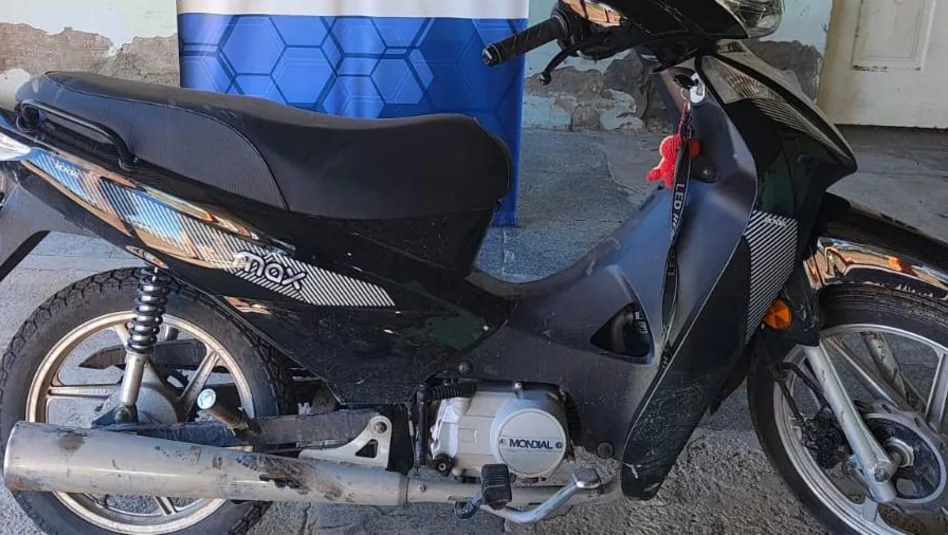 Intento de robo en Toay: recuperan una moto sustraída a una adolescente